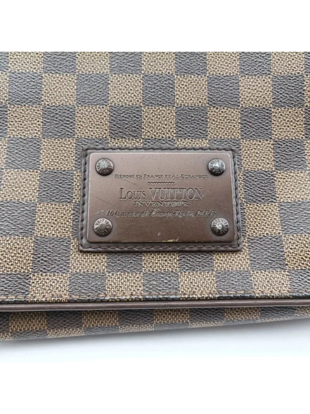 Louis Vuitton Brooklyn MM Ebene Damier Canvas Tote